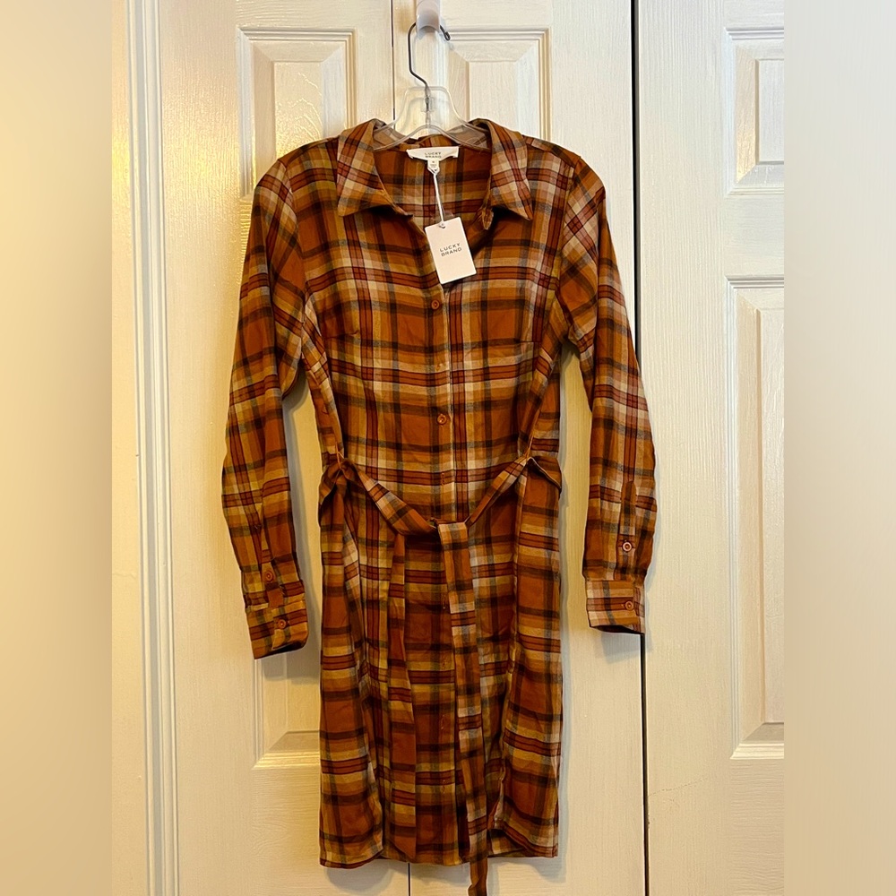 Lucky brand flannel dress